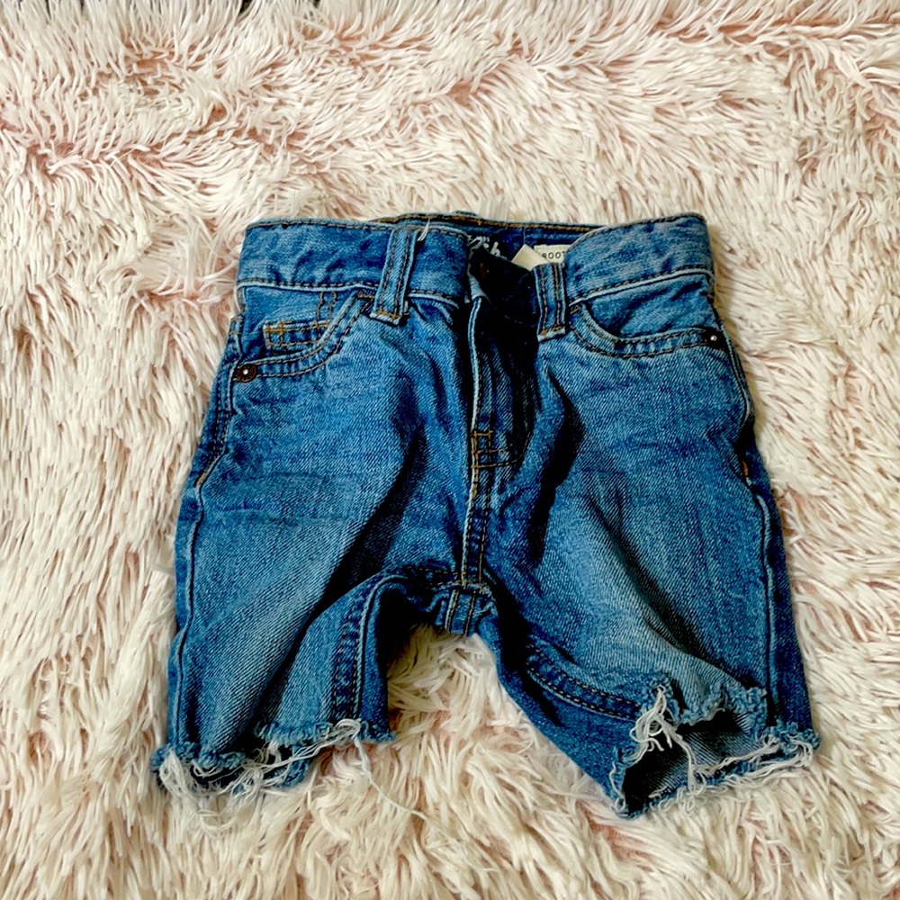 Baby cut off shorts